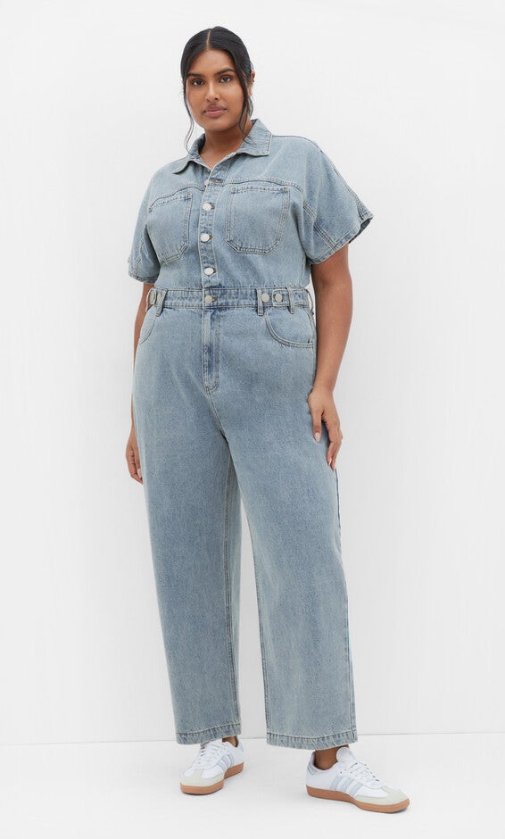 Karsyn Boiler Suit - light denim, BLUE, hi-res image number 0
