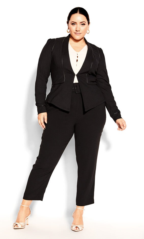 Piping Praise Jacket - black, BLACK, alternate image number null