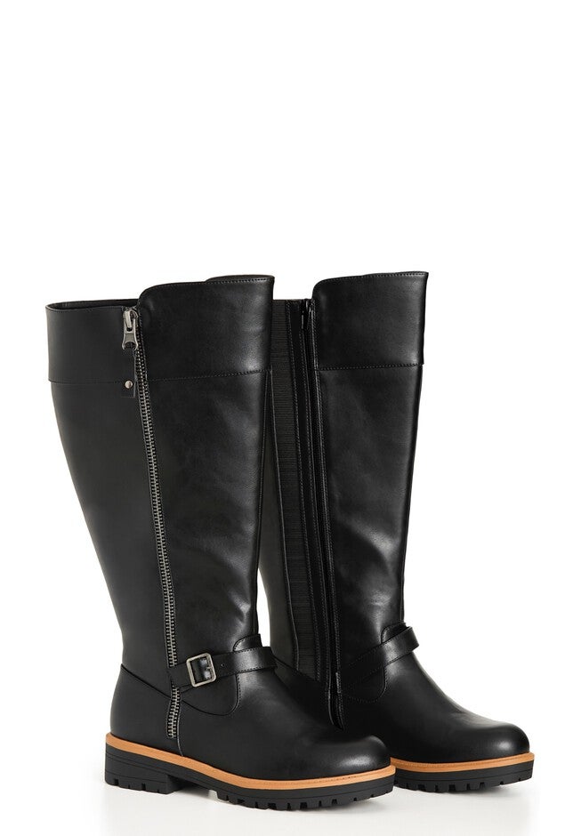 Myla Tall Boot, BLACK, alternate image number 6