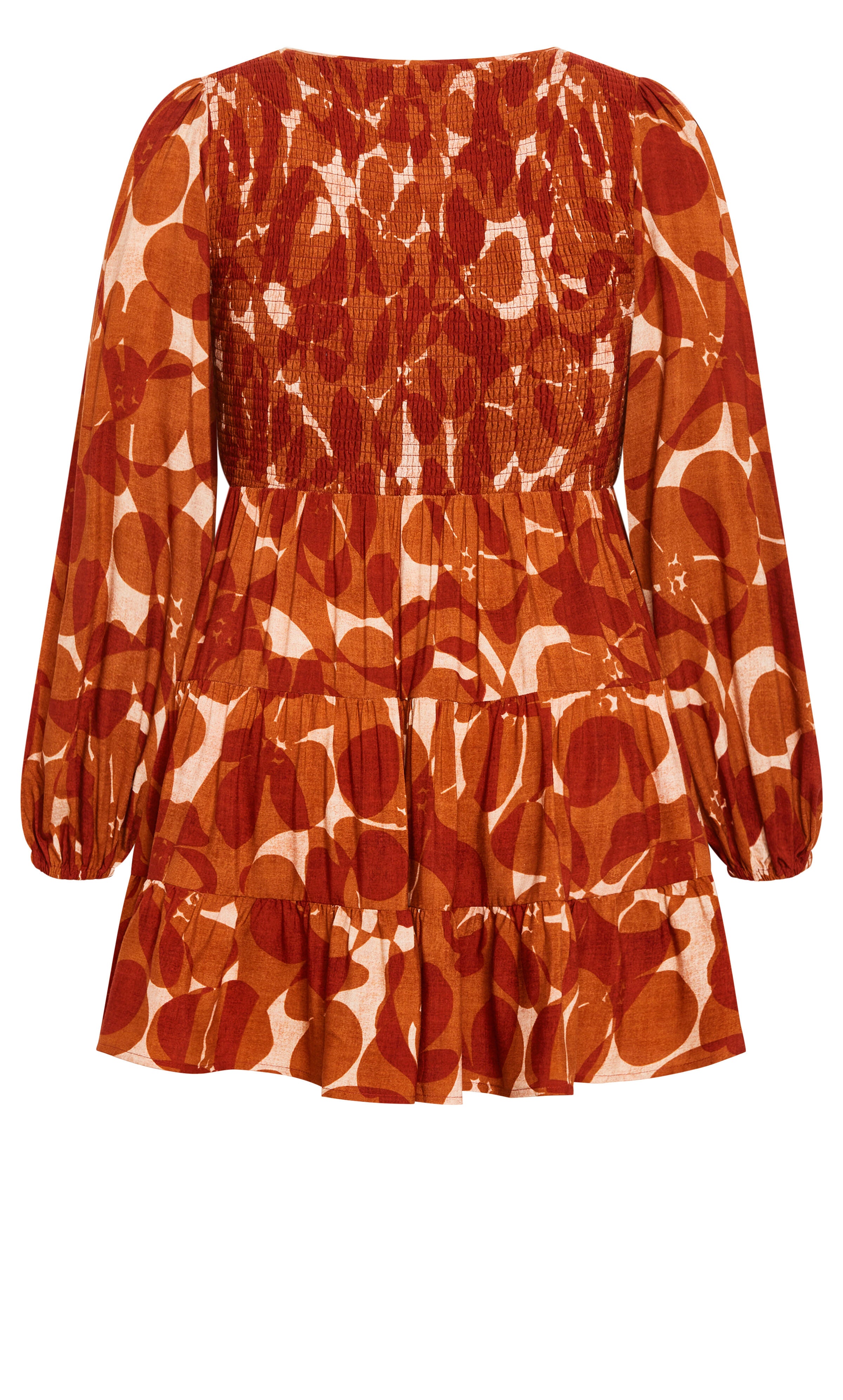 Jemma Mini Print Dress - amber multi, AMBER, alternate image number 5