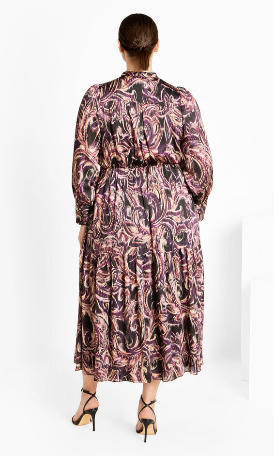 Suzanne Maxi Dress - plum, PURPLE, alternate image number 3