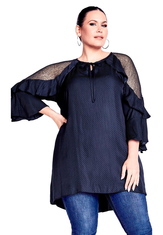 Margot L Tunic, NAVY, hi-res image number 0