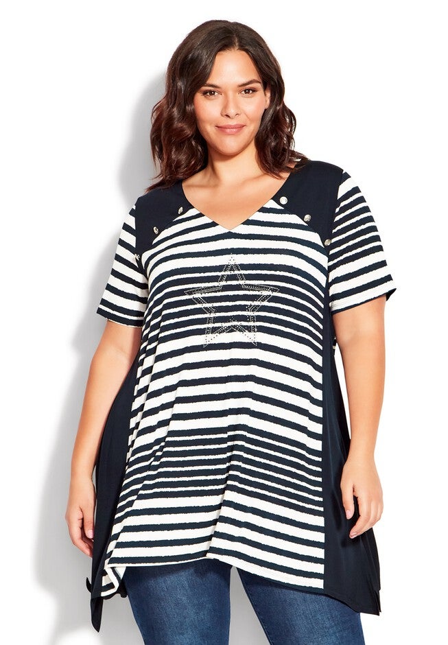 Karina Tunic, NAVY, alternate image number 3