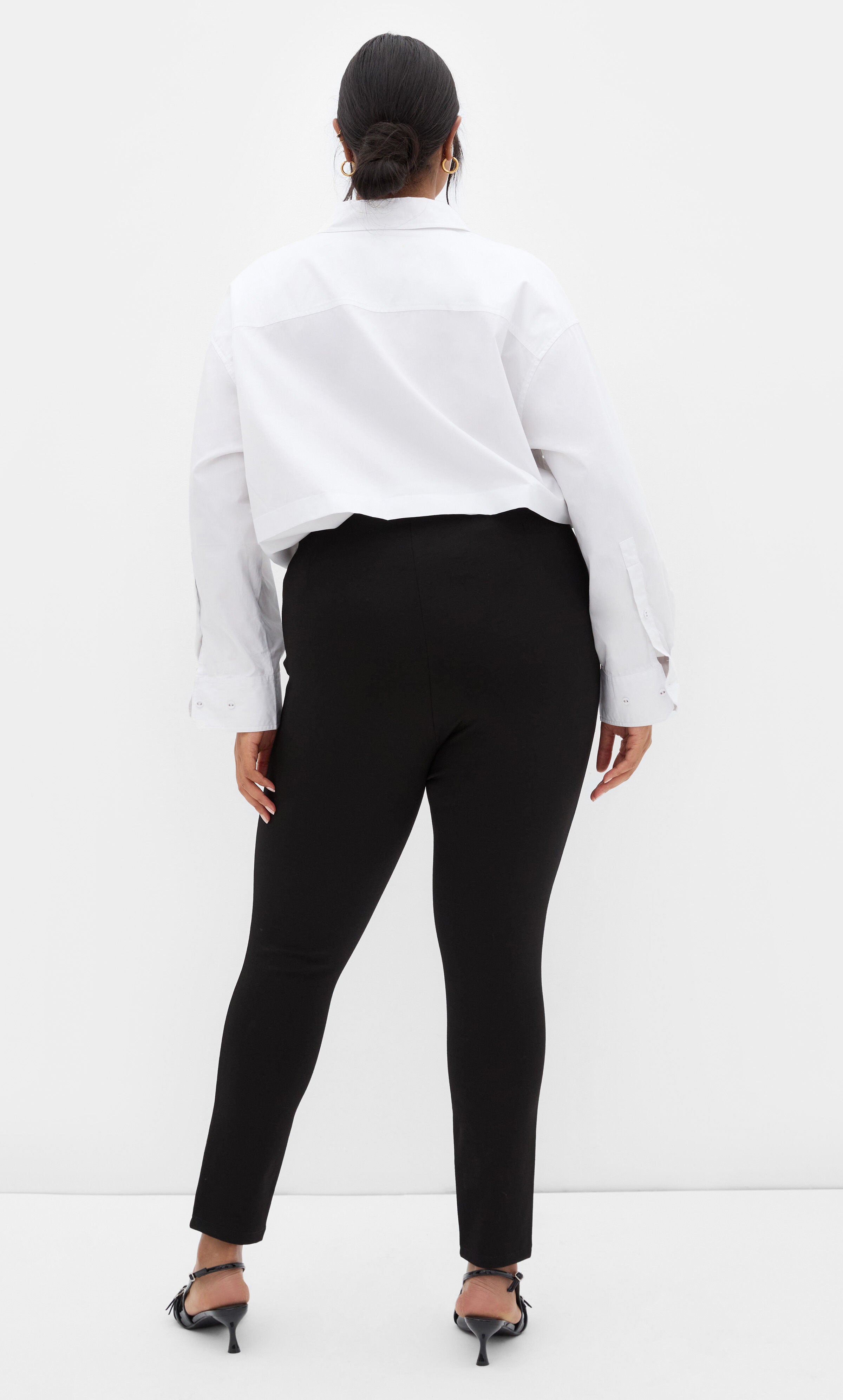 Cora Ponte Legging - black, BLACK, alternate image number 1