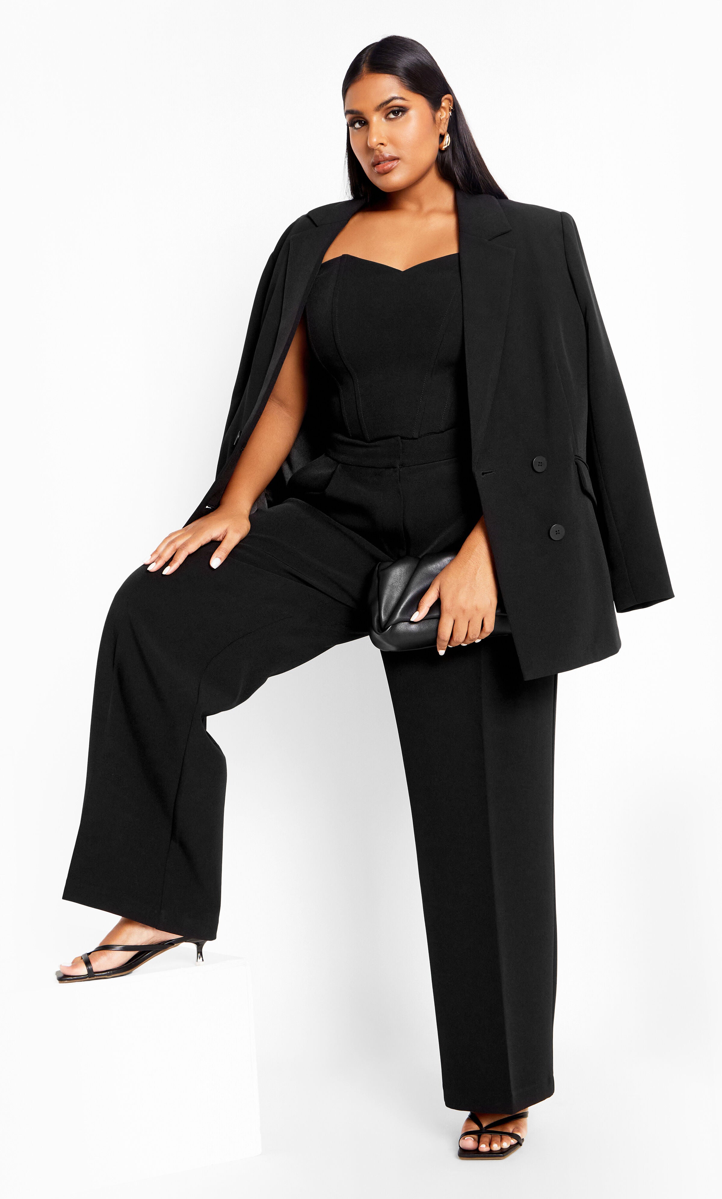 Alexis Relaxed Pant - black, BLACK, alternate image number 1