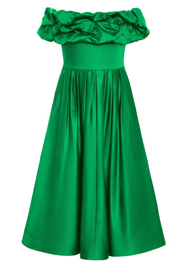 Mayah Dress - jellybean, GREEN, alternate image number 3