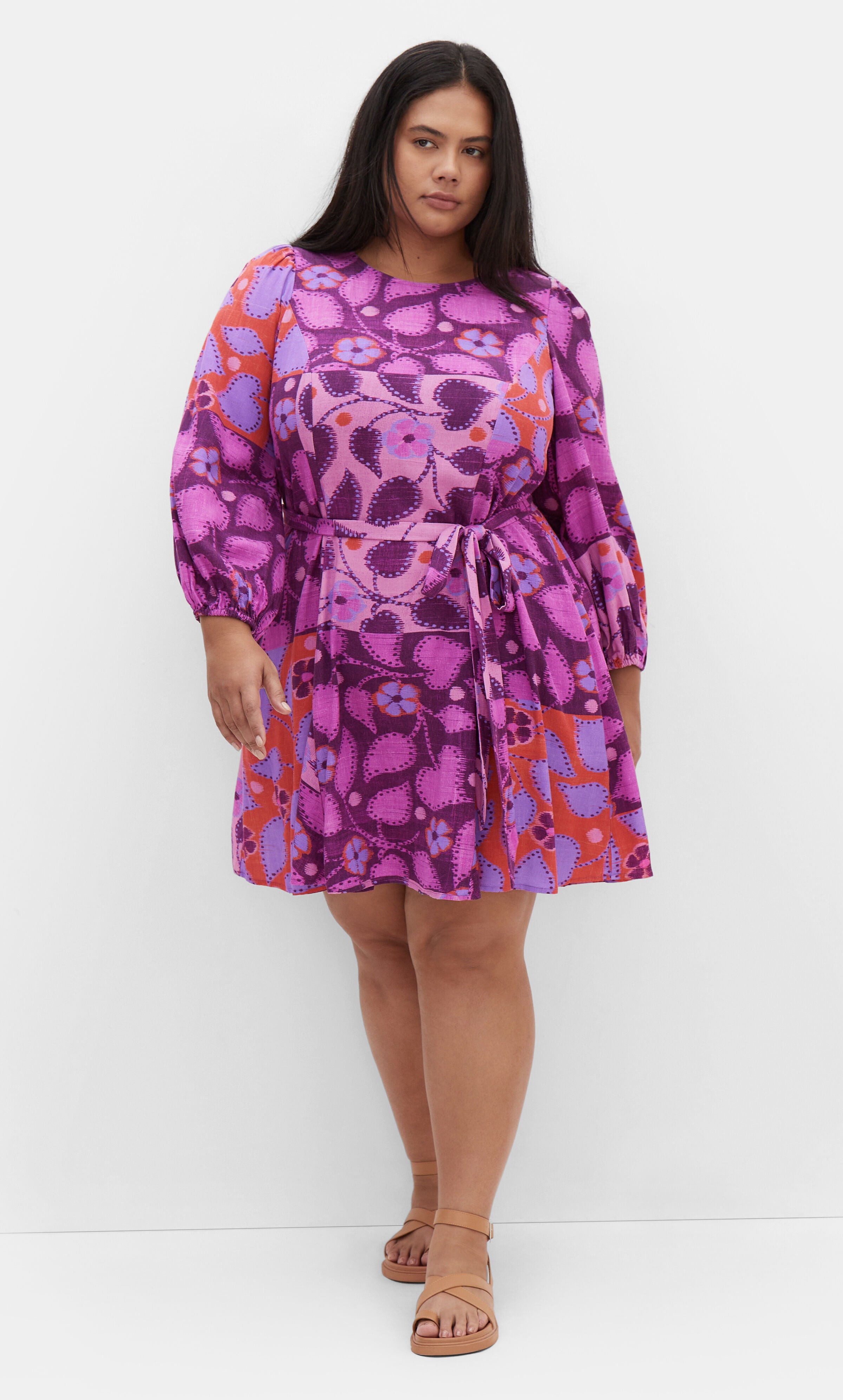 Yasmin Dress - amethyst, PURPLE, alternate image number 1