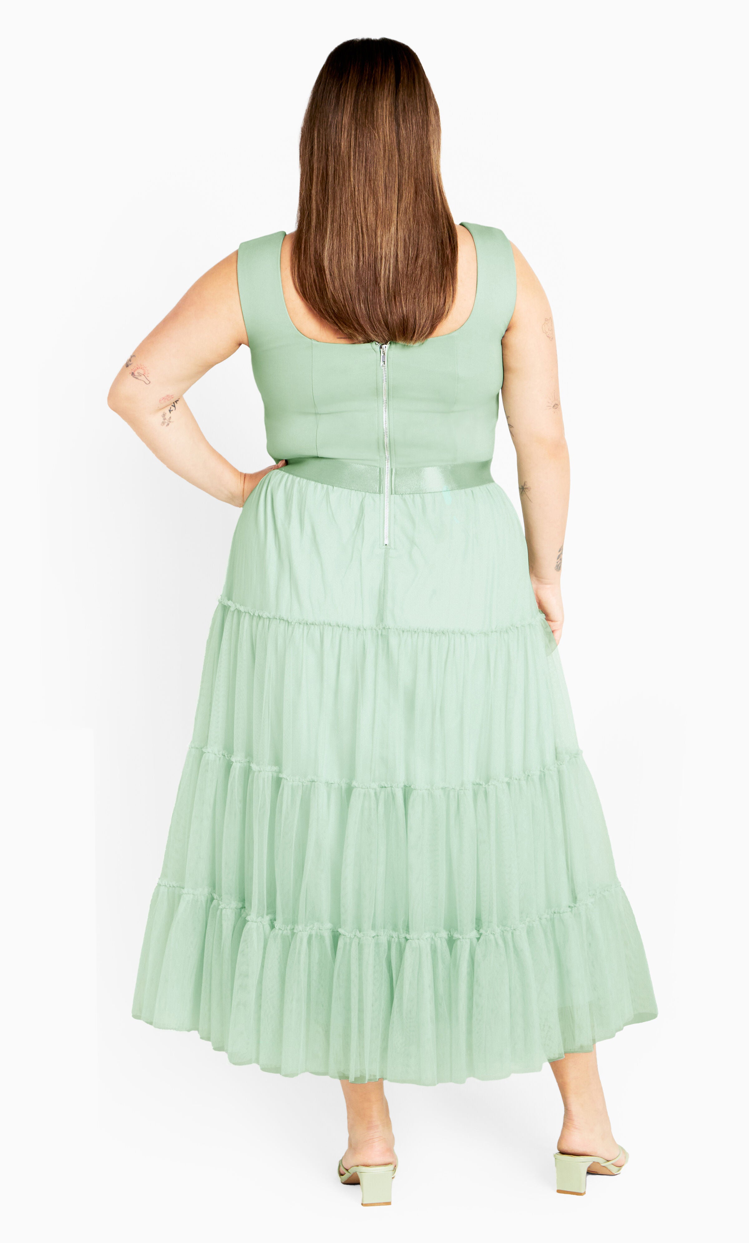 Sherie Dress - minty, MINTY, alternate image number 3