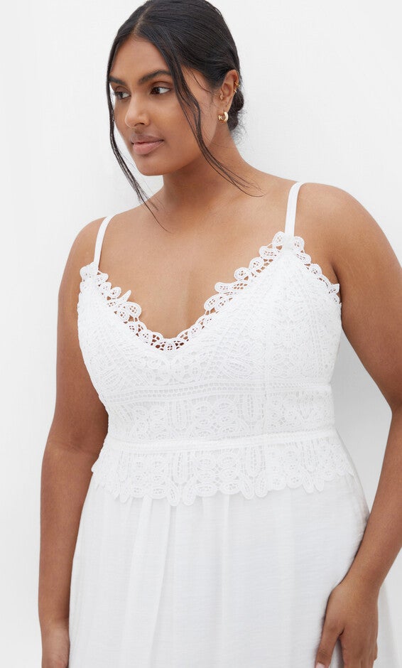 Brielle Maxi Dress - ivory, WHITE, alternate image number 4