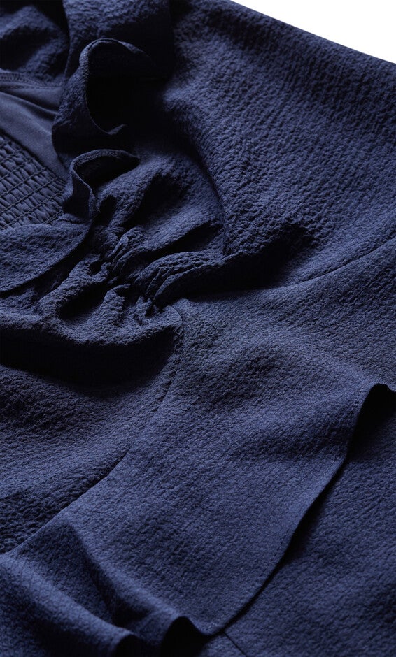 Frill Fee Maxi Dress - navy, NAVY, alternate image number 5