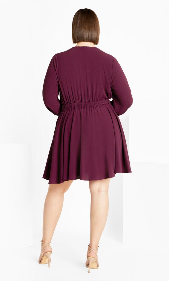 Adelyn Dress - plum, PURPLE, alternate image number null