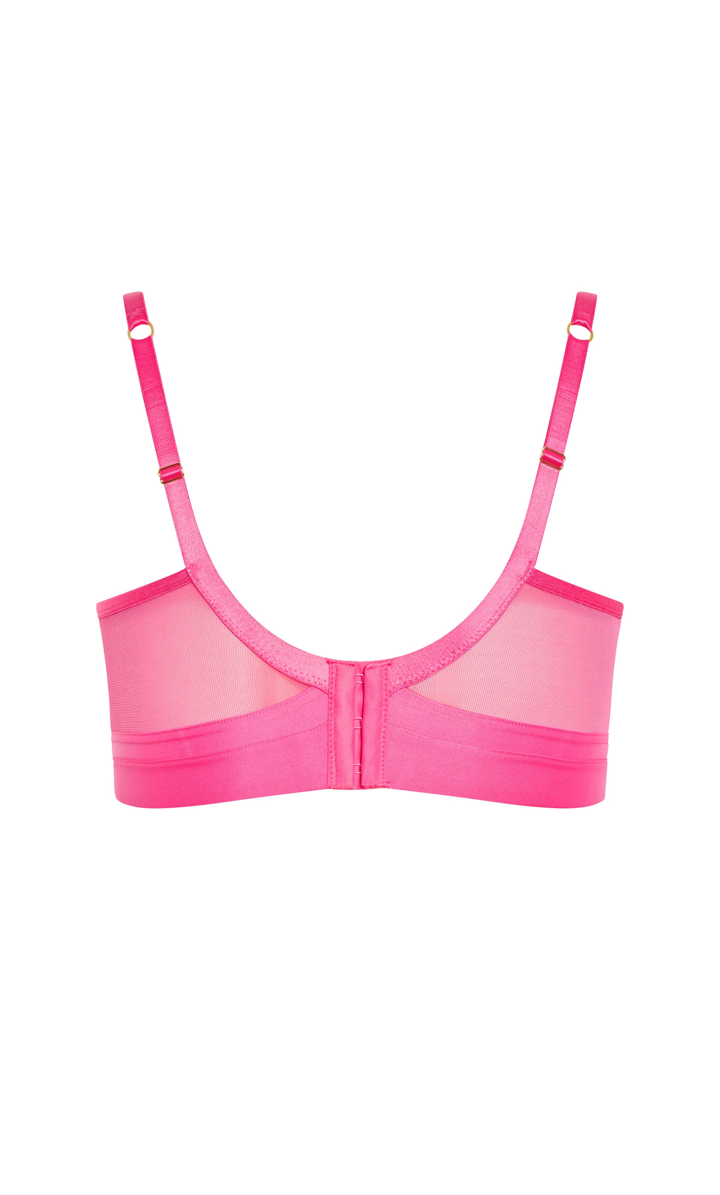 Alexis Contour Longline Bra - hot pink, PINK, alternate image number 4