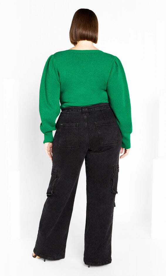 Maddie Jumper - greenstone, GREEN, alternate image number 3
