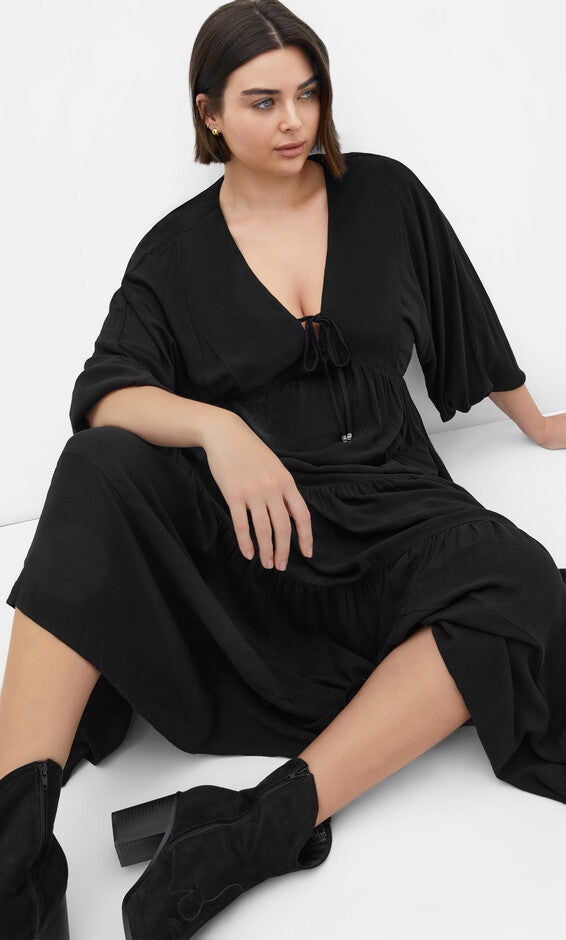 Devine Beauty Dress - black, BLACK, hi-res image number null