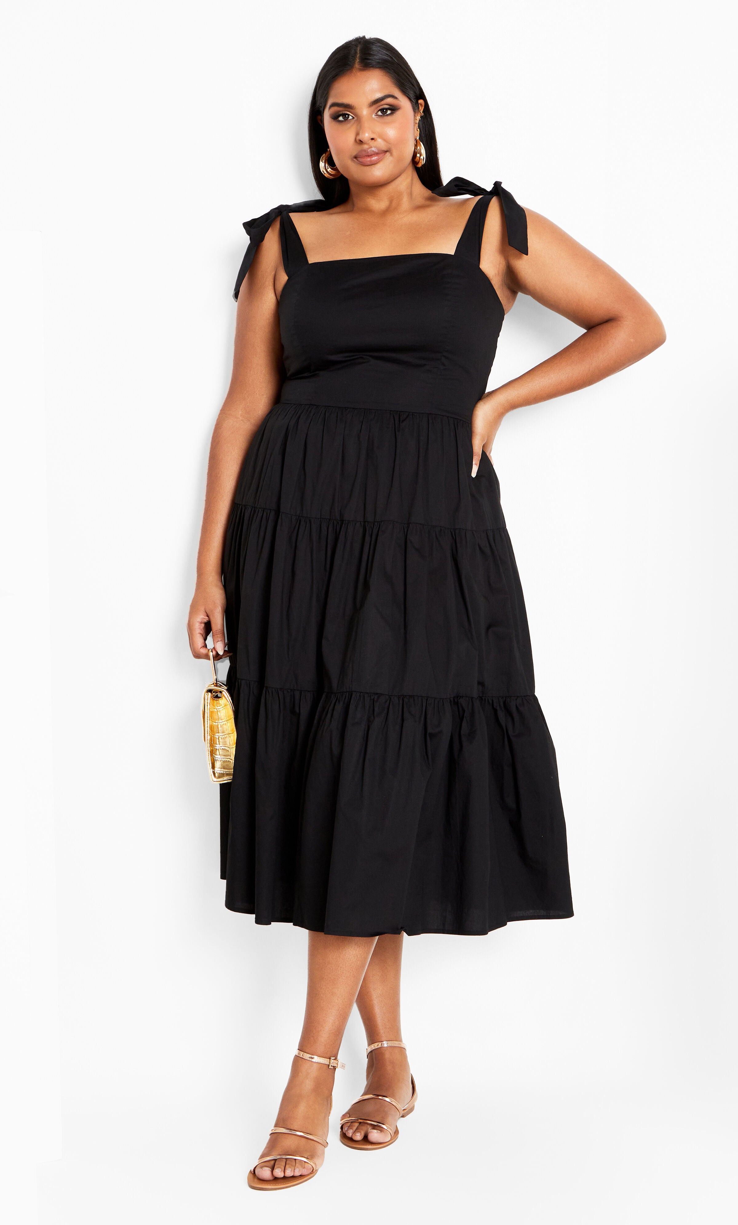Corrine Maxi Dress - black, BLACK, alternate image number 1