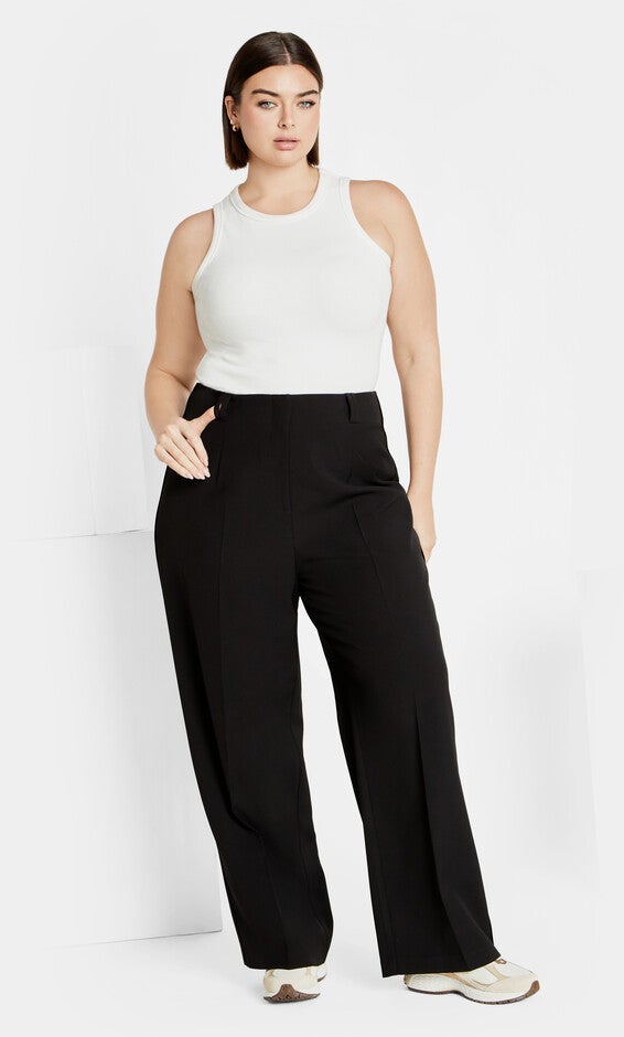 Yasmine Pant - black, BLACK, alternate image number 1