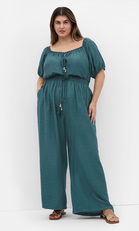 Erica Jumpsuit - emerald, GREEN, hi-res image number null