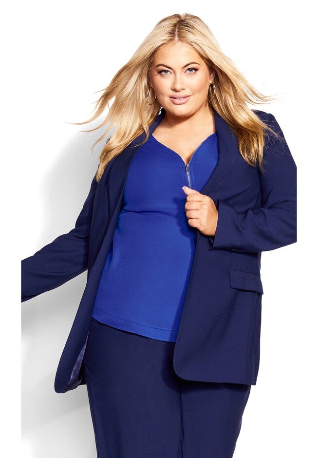 Sexy Fling Elbow Sleeve Top - ultra blue, BLUE, on-hover image number null