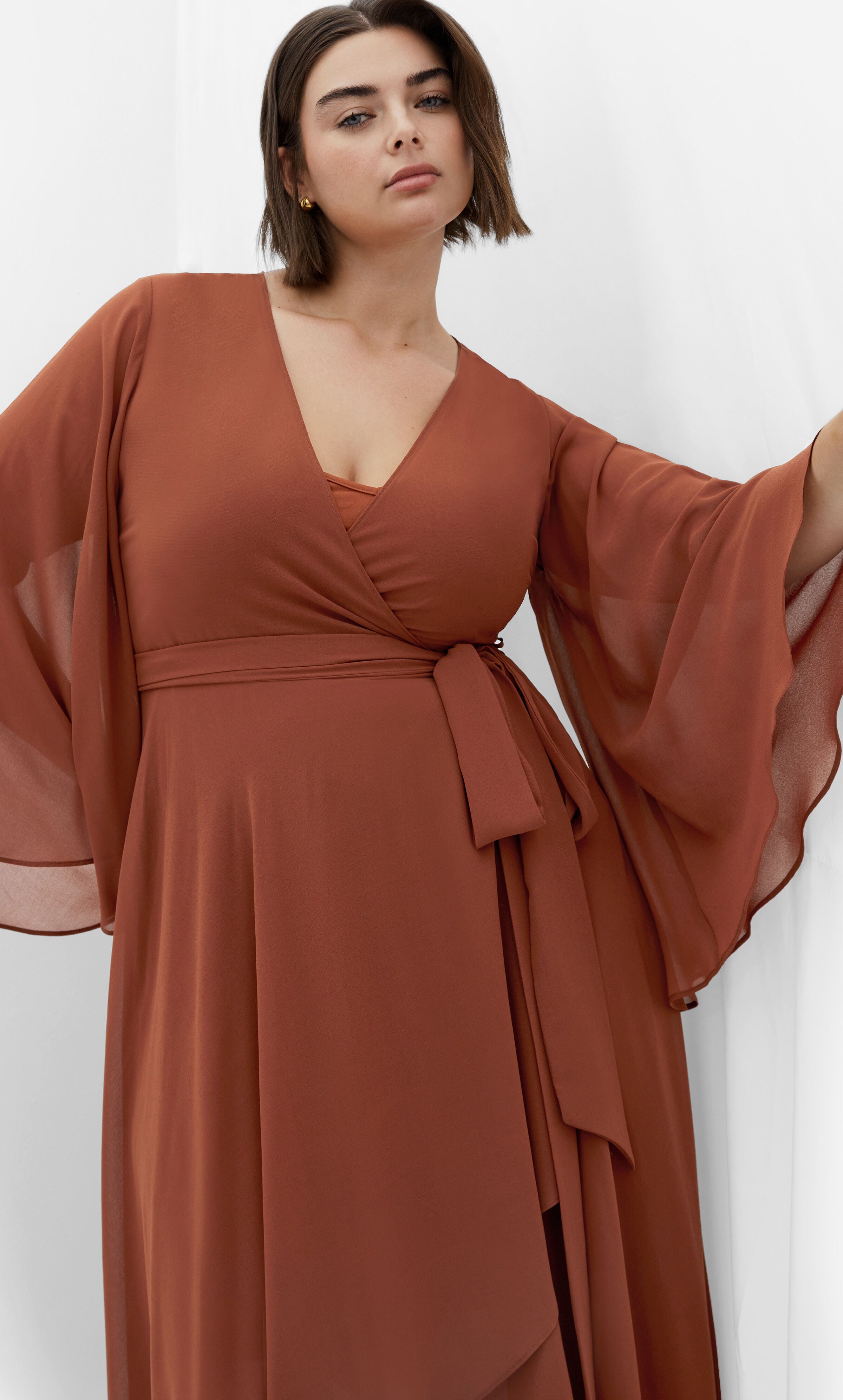 Fleetwood Maxi Dress - ginger, ORANGE, alternate image number 3