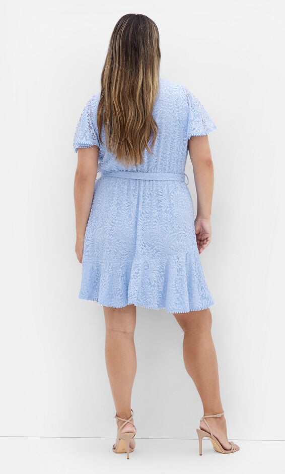 Sweet Lace Dress - sky blue, BLUE, alternate image number 1