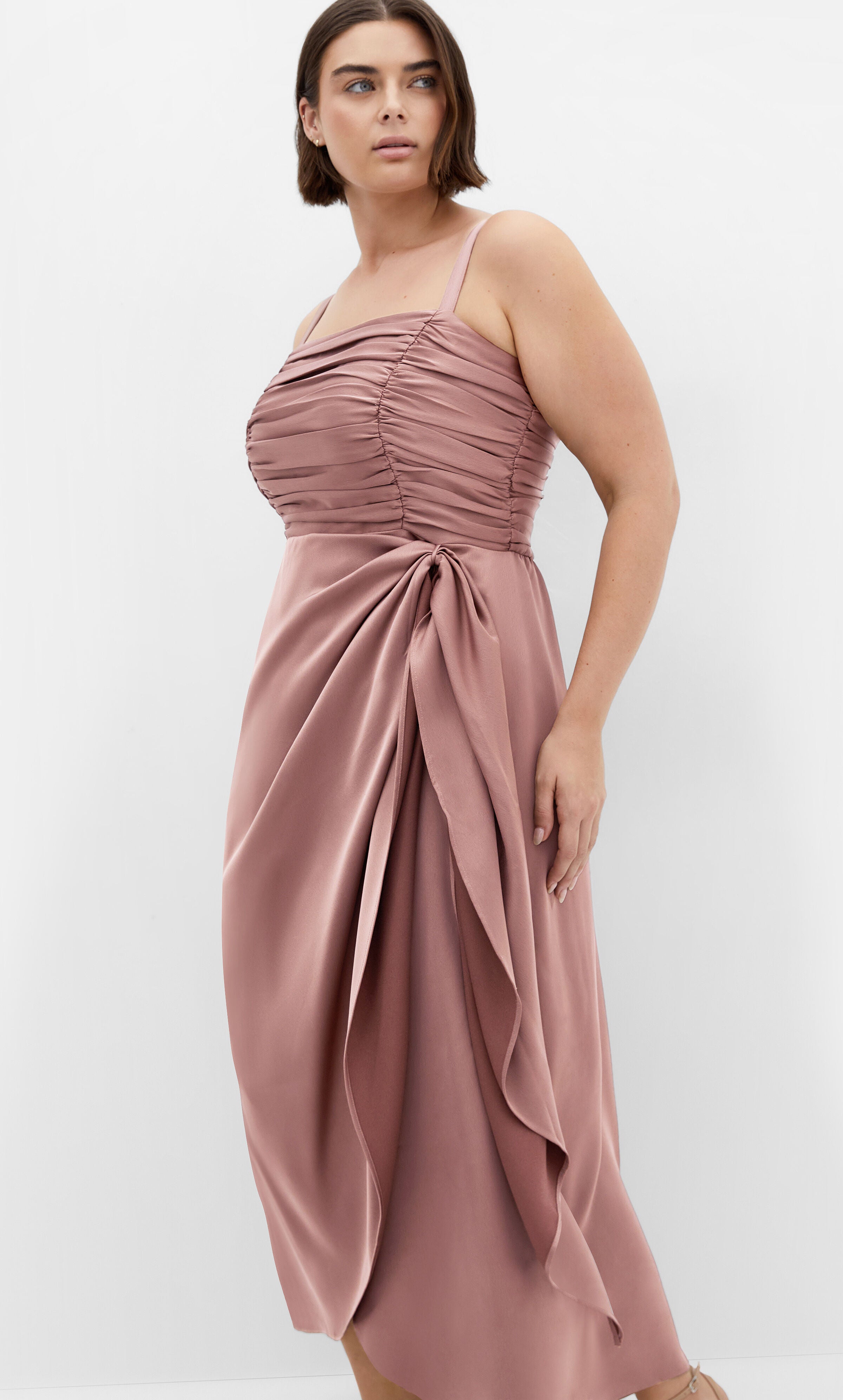 Ania Dress - antique rose, PINK, alternate image number 1