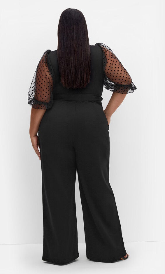 Asher 3/4 Jumpsuit - black, BLACK, alternate image number 1