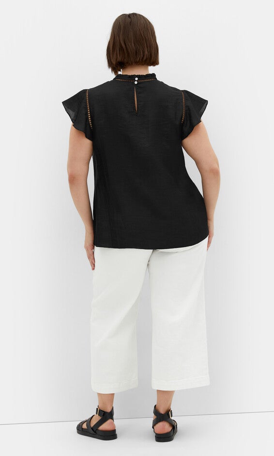 Lorelai Top - black, BLACK, alternate image number 2