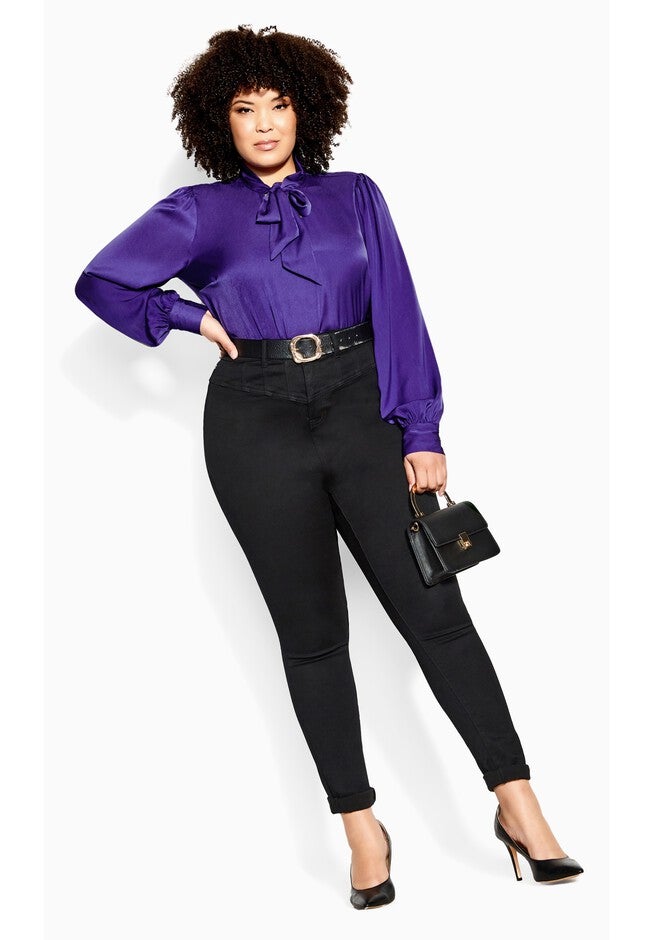In Awe Top - royal purple, PURPLE, on-hover image number null