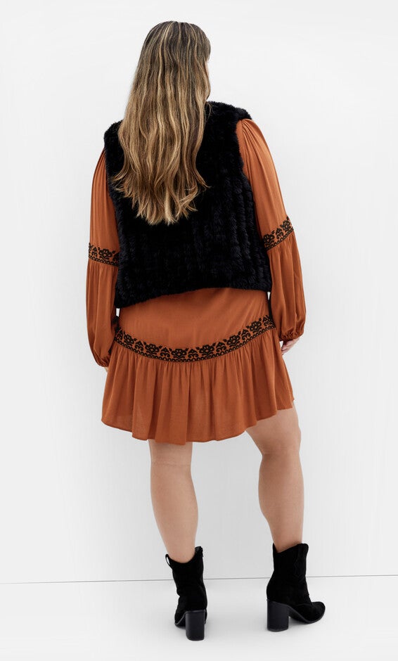 Marlie Dress - caramel, BROWN, alternate image number 5