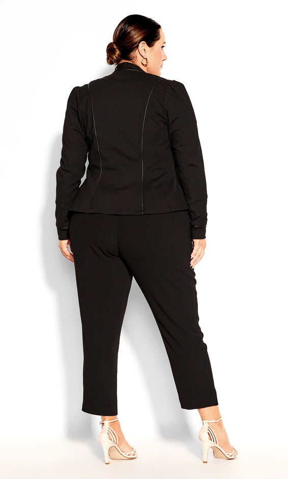 Piping Praise Jacket - black, BLACK, alternate image number null