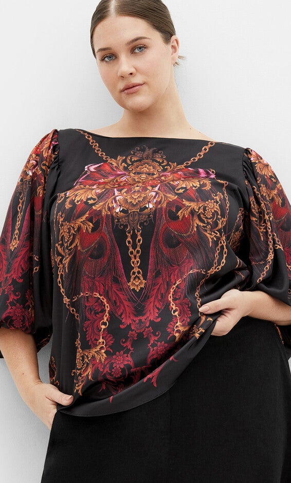 Ivanna Top - ruby, RED, hi-res image number 0