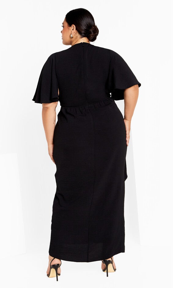 Braelynn Maxi Dress - black, BLACK, alternate image number 3