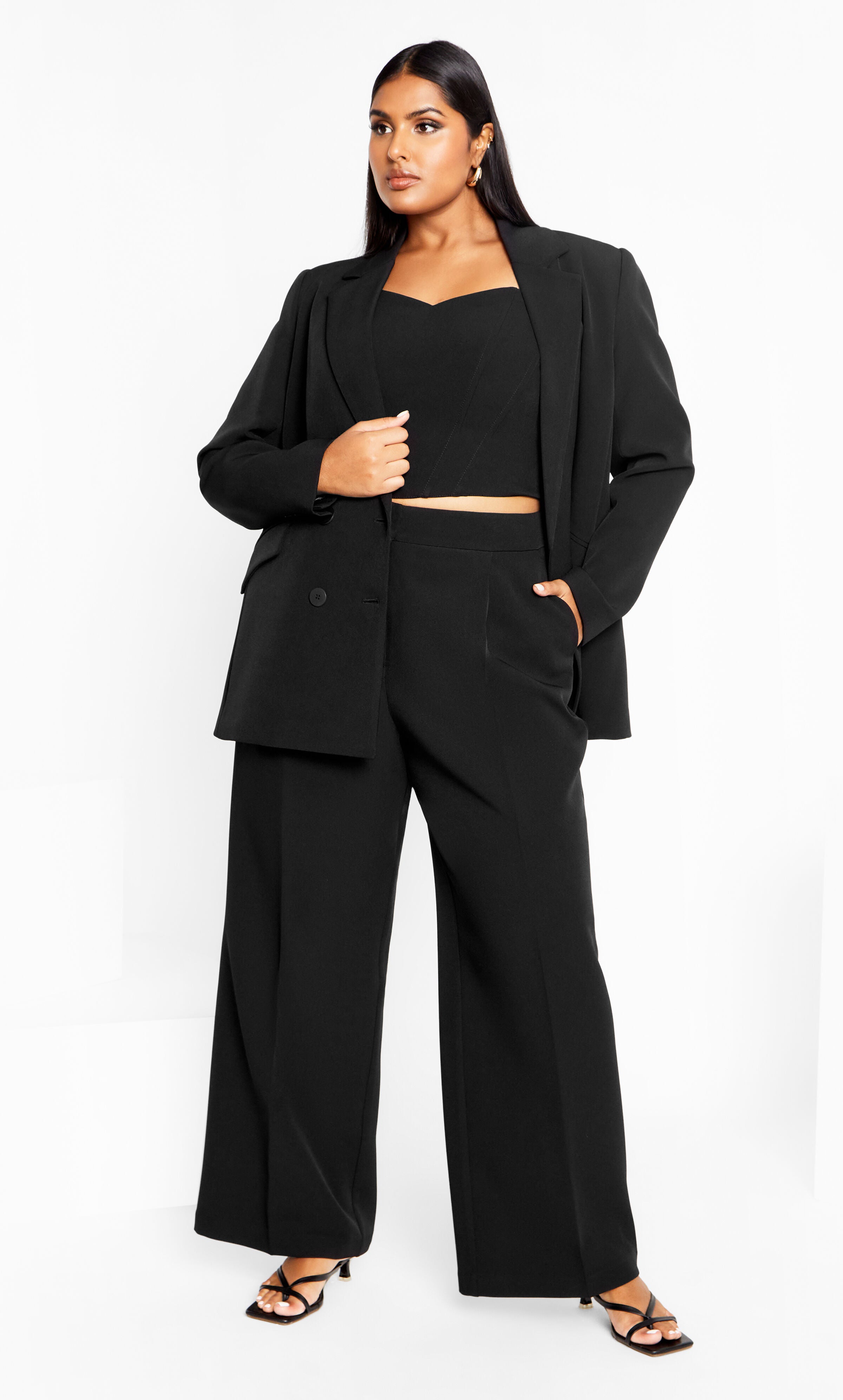 Alexis Relaxed Pant - black, BLACK, alternate image number 2