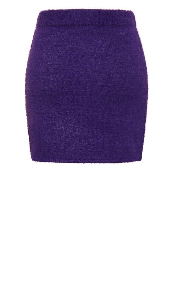 Fluffy Skirt - royal purple, PURPLE, alternate image number null