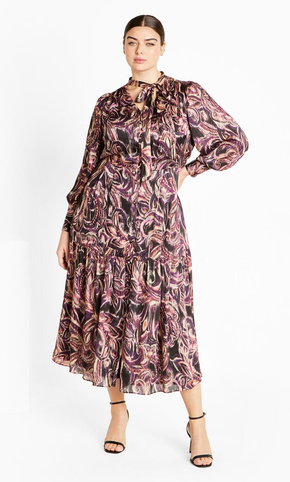Suzanne Maxi Dress - plum, PURPLE, alternate image number 1
