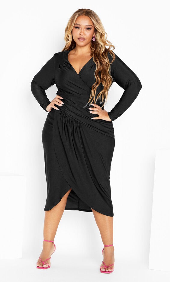 Marissa Dress - black, BLACK, hi-res image number 0