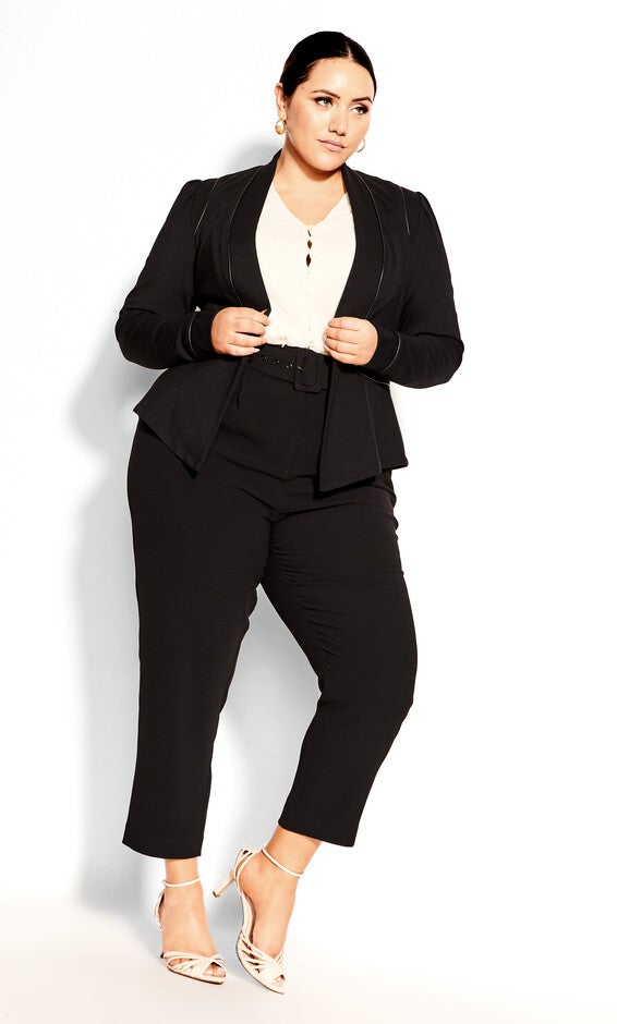 Piping Praise Jacket - black, BLACK, alternate image number null