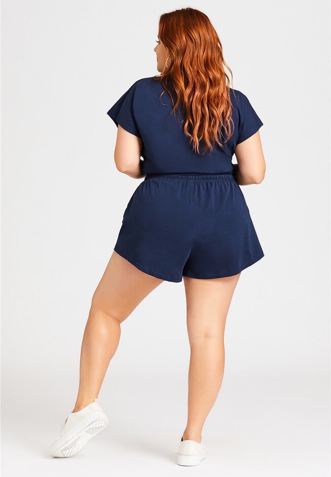 Simple Day Short, NAVY, on-hover image number null