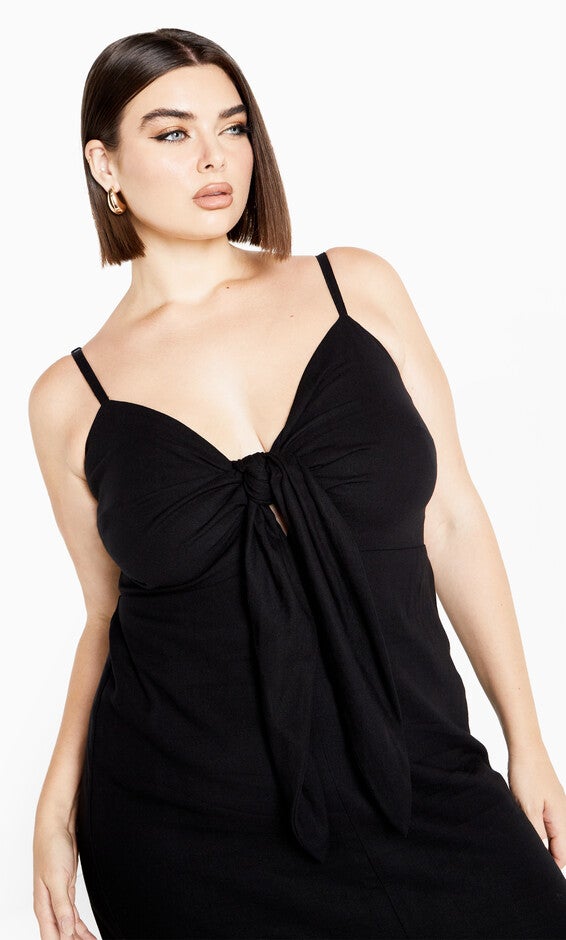 Abbie Maxi Dress - black, BLACK, alternate image number null