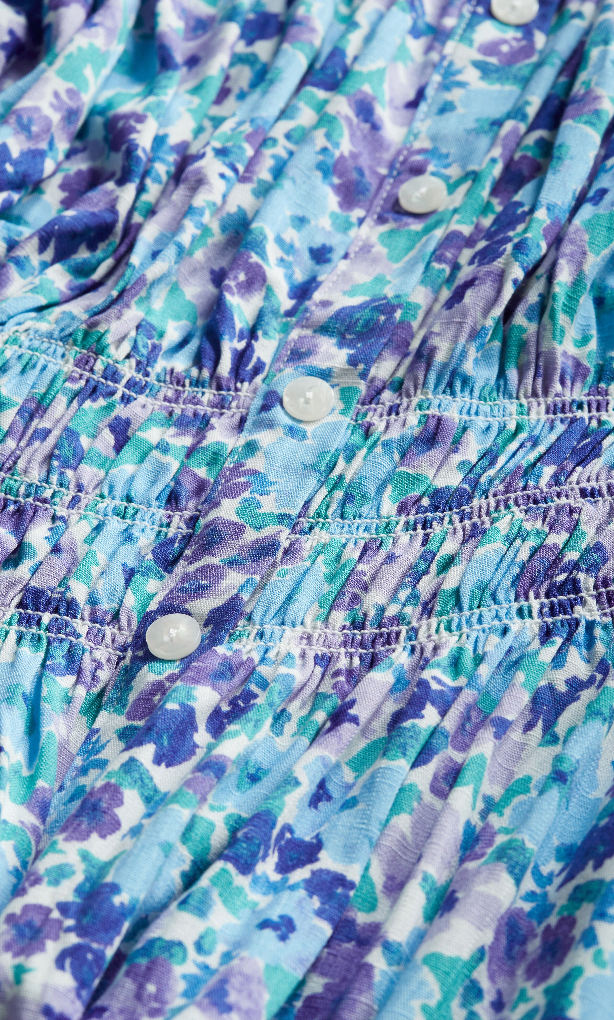 Lyla Print Top - blue, BLUE, alternate image number 5