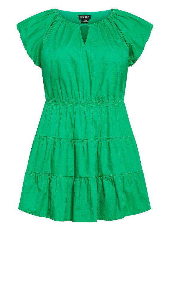 Alina Dress - bright green, BRIGHT, alternate image number null