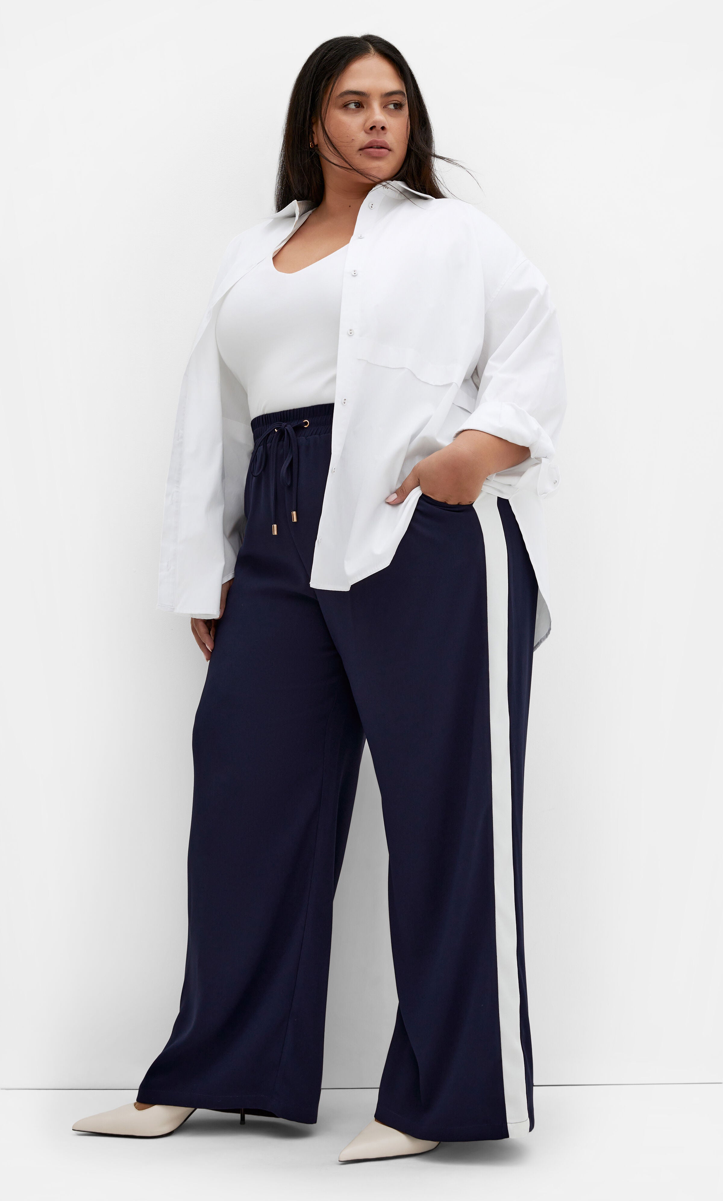 Lilia Pant - navy, BLUE, hi-res image number 0