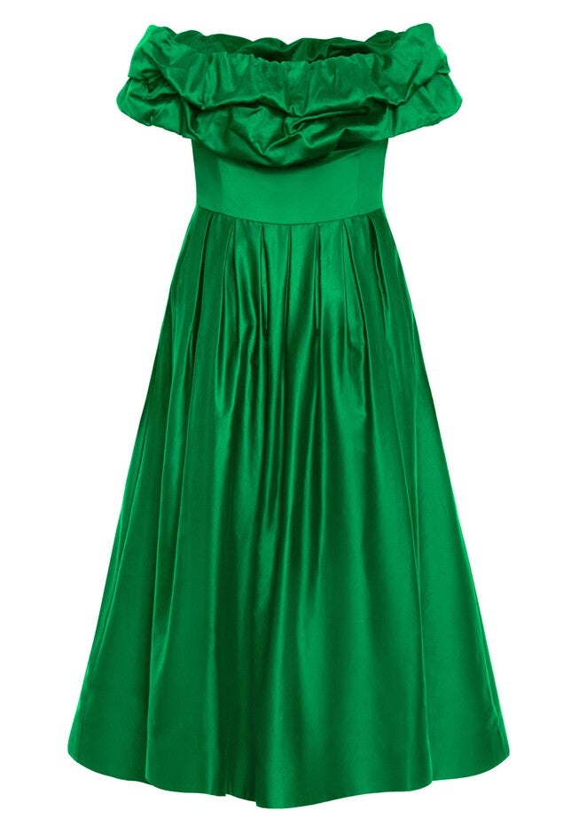 Mayah Dress - jellybean, GREEN, alternate image number 4