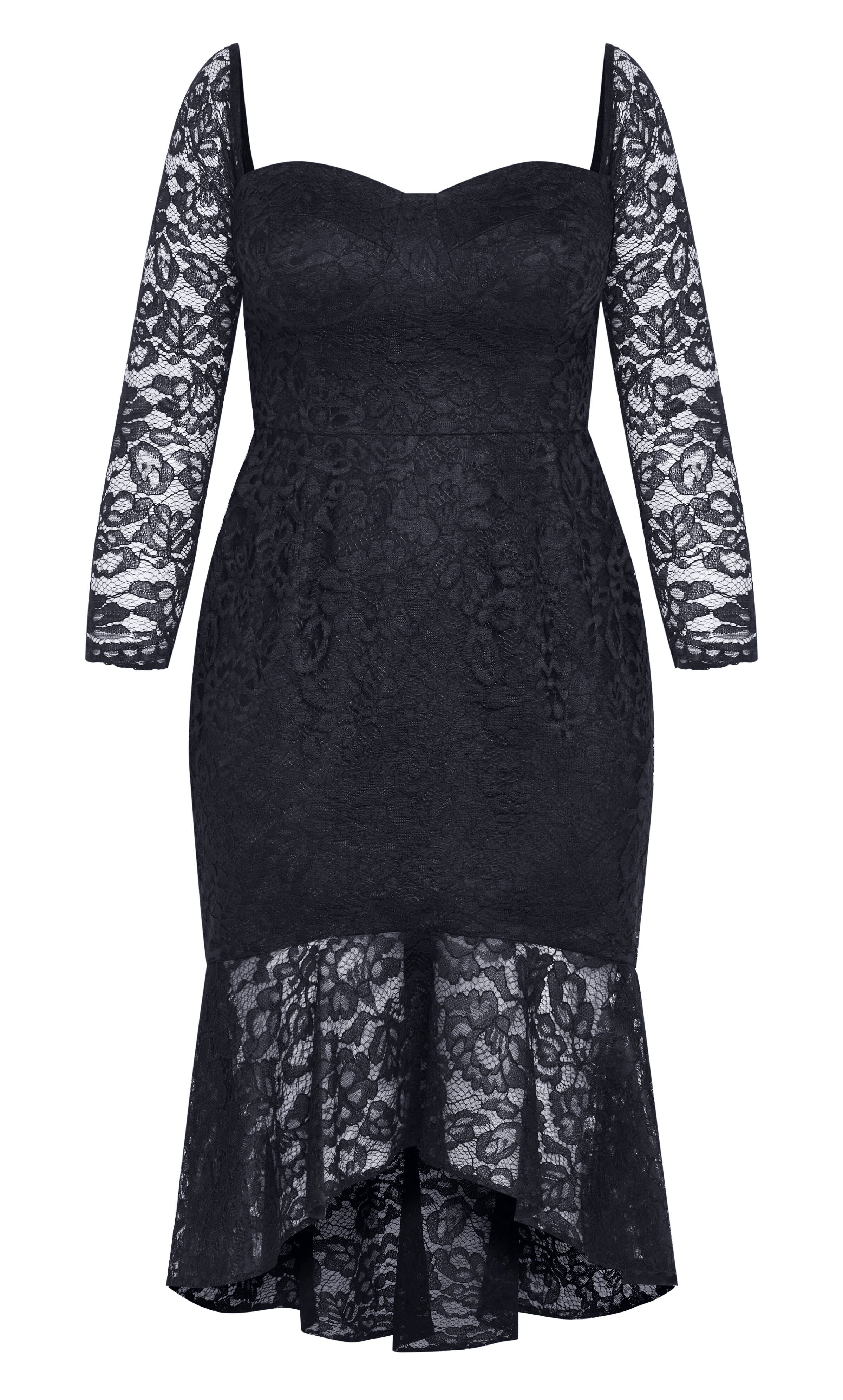 Athena Lace Dress - navy, NAVY, alternate image number 6