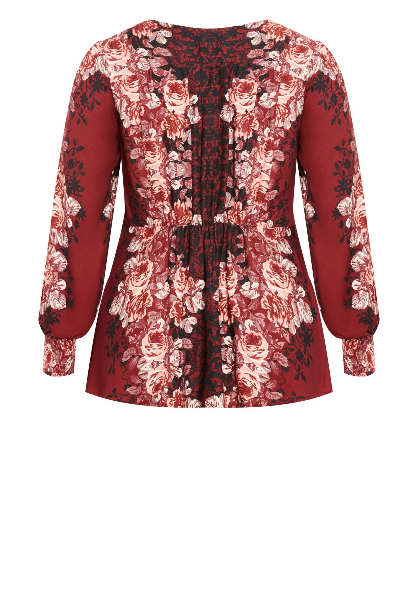Bella Blouse, FLAME, alternate image number 4