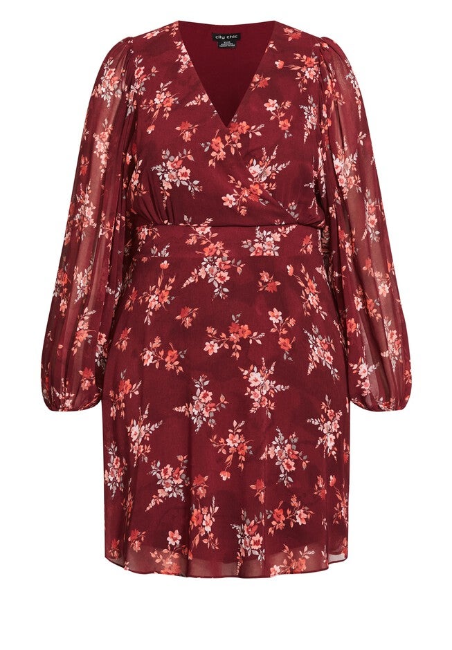 Tallulah Dress - port, RED, alternate image number null