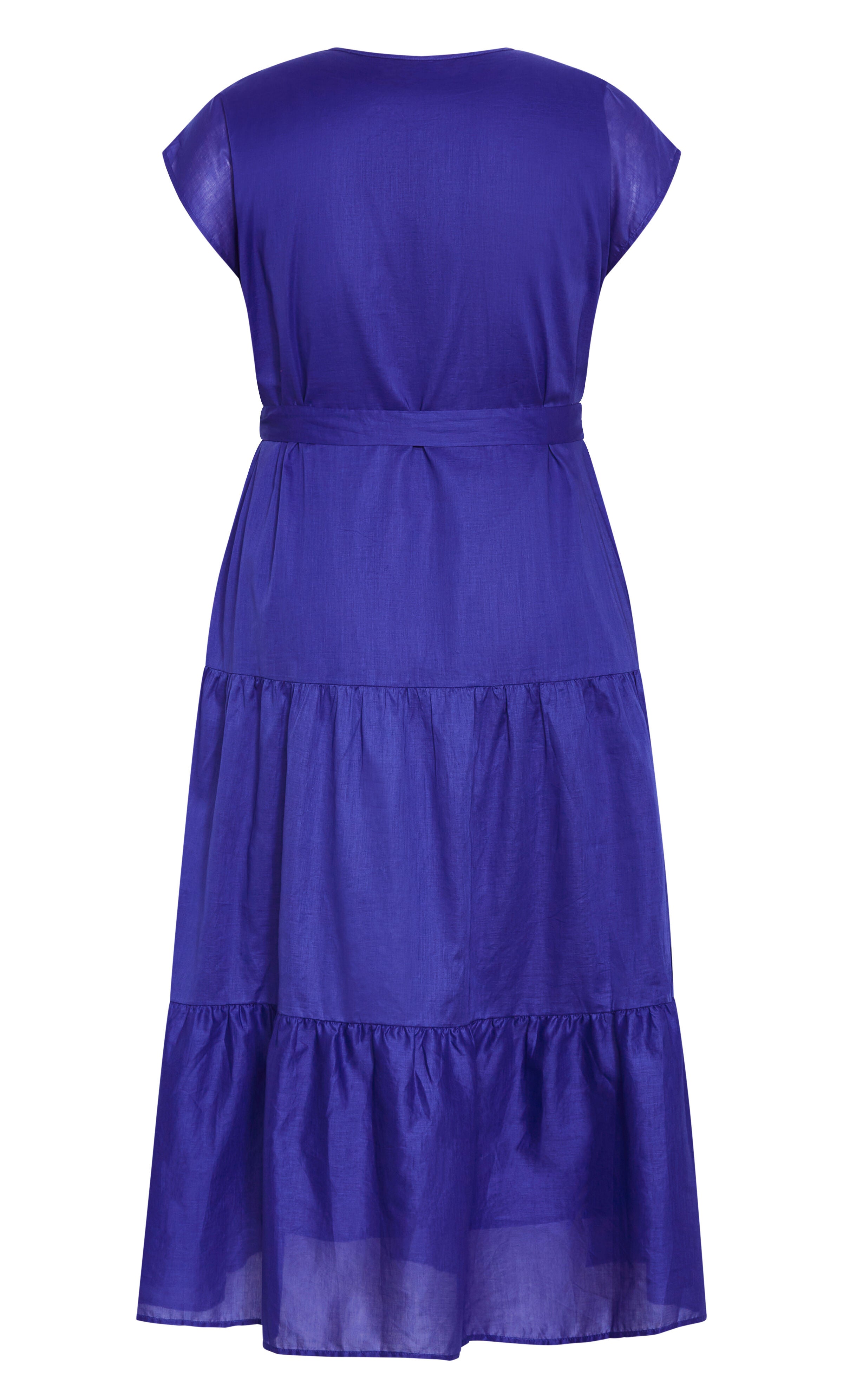 Kasbah Plain Dress - blue, BLUE, alternate image number 4
