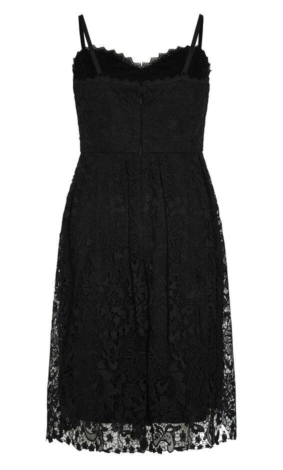 Scarlet Lace Dress - black, BLACK, alternate image number null