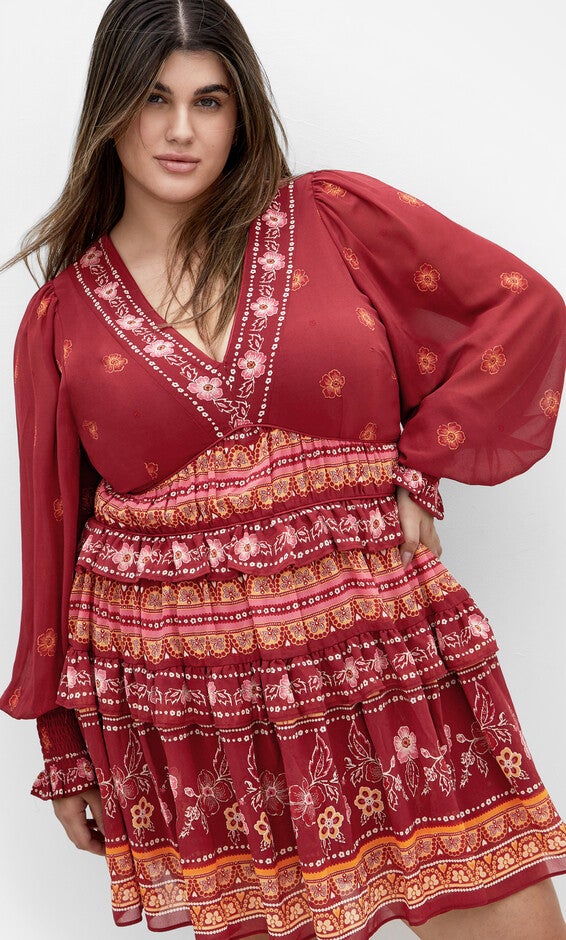 Hudson Mini Dress - rust, ORANGE, alternate image number 2