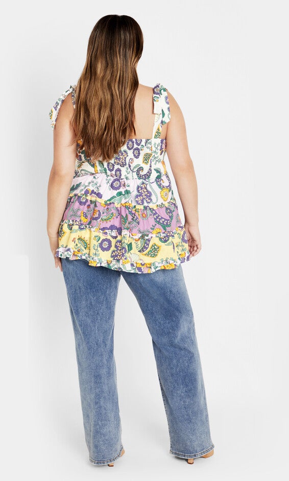 Cleo Top - jacaranda, PURPLE, alternate image number 2